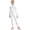 White, variant on Kids Girls Mock Neck Dance Jumpsuit Sheer Mesh Figure Skating Bodysuit Shiny Rhinestones Full Body Leotard White 16