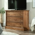 thumbnail image 3 of Sauder Barrister Lane 3-Drawer Chest, Sindoori Mango Finish, 3 of 14