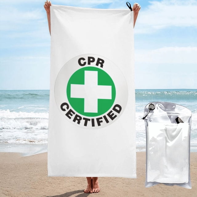 Toalla de playa con logotipo certificado de RCP, toallas de baño de microfibra, manta de playa suave para desfiles, natación, yoga, mujeres y hombres