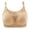 Light Yellow, variant on Womens Push Up Bra Lace Comfort Senior Sagging Wire Bralette Plus Size Full Cup Breathable Adjustable (Light Yellow, 40)