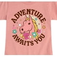 thumbnail image 3 of Barbie - Adventure Awaits You - Girls Fitted Short Sleeve Graphic T-Shirt, 3 of 5