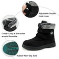 thumbnail image 4 of Atoshopce Womens Winter Snow Boots Waterproof Anti Slip Ankle Booties with Adjustable Hook Loop, 4 of 7