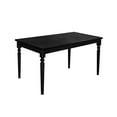 thumbnail image 4 of Home Design Beckley Dining Table, Black, Rectangular top, Modern design, Durable construction, Spacious tabletop, Easy to clean, Elegant style, 4 of 5