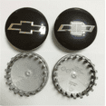 thumbnail image 4 of 4 tapas de cubo de rueda de 83 mm y 3,25 pulgadas, pajarita negra para Chevy Suburban Silverado, 4 of 5