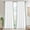 Navy, variant on Lipa Coastal Chic Scalloped Edge Light Filtering Curtain Panel,White with Navy Trim,White Curtain for Living Room Bedroom,52" x 84"