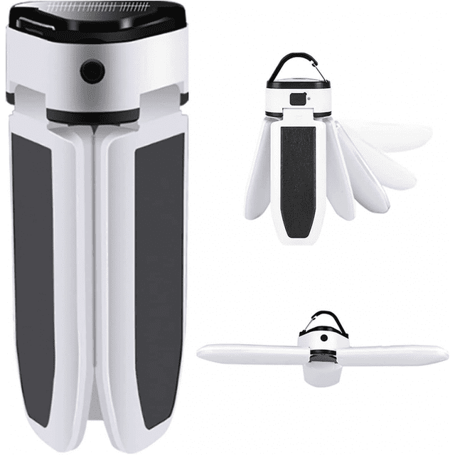 Portable Camping Lantern, Usb Rechargeable Led Solar Light Powerful Outdoor Lighting Emergency Lamp