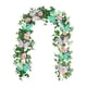 thumbnail image 1 of Guirnalda de flores artificiales decorativas, guirnalda floral falsa de 180 cm, flores falsas de , vegetación para ceremonias, decoración de Estilo E, 1 of 8