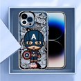 thumbnail image 5 of Funda de teléfono para iPhone SE, 15 Plus, 11, 13 Pro Max, X, XS, XR, 7, 6s, 14 Pro, 12 Mini, 8, TPU suave transparente, Marvel, Spider Man, Groot, 5 of 5