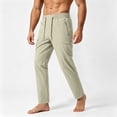 thumbnail image 2 of Jerdar Men's Lightweight Hiking Pants Quick Dry Stretch Running Workout Casual Sweatpants with Zipper Pockets, 2 of 5