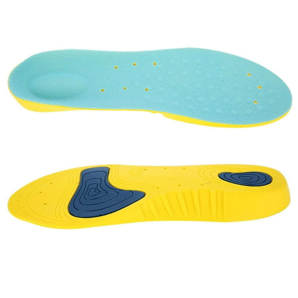 Plantilla Ortopedica Gel 2par Pie Plano Soporte Arco Corrector Foot para Plantar Plantillas Absorción de Impactos Transpirable Deporte Plantilla de Zapatos (M) Ecomeon no