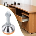 thumbnail image 5 of Uxcell 8Pcs Adjustable Leveling Feet, 2" Dia Base M12 x Thread Anti-slip Shock-absorbing Furniture Leveler Legs, 5 of 6