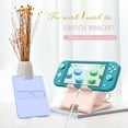 thumbnail image 2 of Adjustable Bracket Folding Game Rack Play Stand Holder Base Replacement for Nintendo Switch Console, 2 of 7