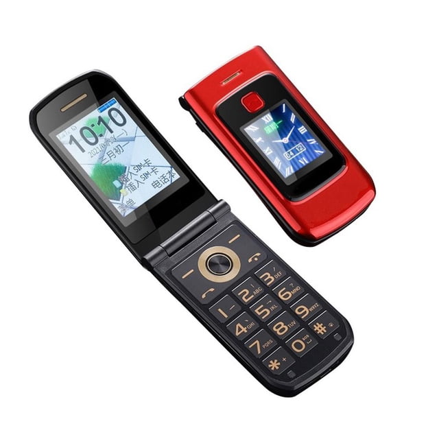 Teléfono Móvil Con Tapa Gsm 2G Para Personas Mayores, Pantalla Dual, 4800Mah, Botón Grande, Gran Volumen, Teléfono Móvil Para Personas Mayores, Llamada De Emergencia, Teléfono Con Tarjeta Dual Speravity EL016576-07