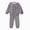 Grey, variant on Gerichy Kids Toddler Pajamas Boys Girls Fleece Pajama Set Winter Warm Sleepwear Pjs Set Plush Tops Pants Outfits Loungewear 2T-10T