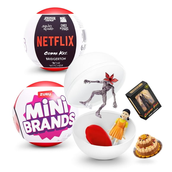 Paquete de 2 cápsulas Netflix Surprise Toy Mini Brands ZURU