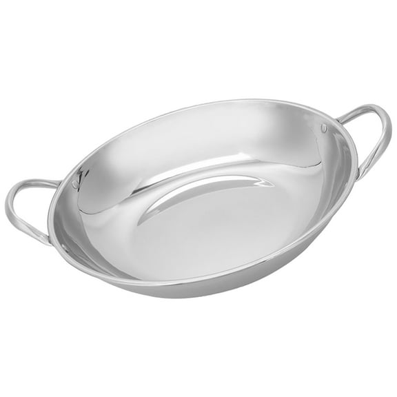 WRITWAA Stainless Steel Cooking Pan - Nonstick Frying Pan for Home Kitchen, Multifunctional and Easy to Clean, 1 Piece