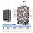 thumbnail image 4 of Yiaed Pigs 1 Print Travel Luggage Cover Suitcase Protector Fits 18-32 Inch Luggage Wheel Covers Patterned Elastic Luggage Anti-scratch（No luggage）-Large, 4 of 5