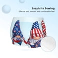 thumbnail image 2 of Rocae Cute Gnomes in USA1 for Girls' Cotton Boxer Briefs, Soft Mid-rise Panties-X-Small, 2 of 5