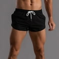 thumbnail image 2 of Men's Casual Shorts Party Men Shorts for Men Athletic Long Men's Polyester Mens Beach Running for Mens Basketball Reversible Mesh Athletic with Pocket Super Parish Black 2XL, 2 of 8