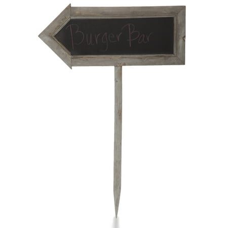 - Two Sided Arrow Shaped Chalkboard Sign - Medium 22in