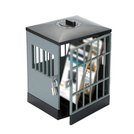 Home Decor Cell Phone Storage Cage Cell Phone Prison With Lock And Key Office Party Storage