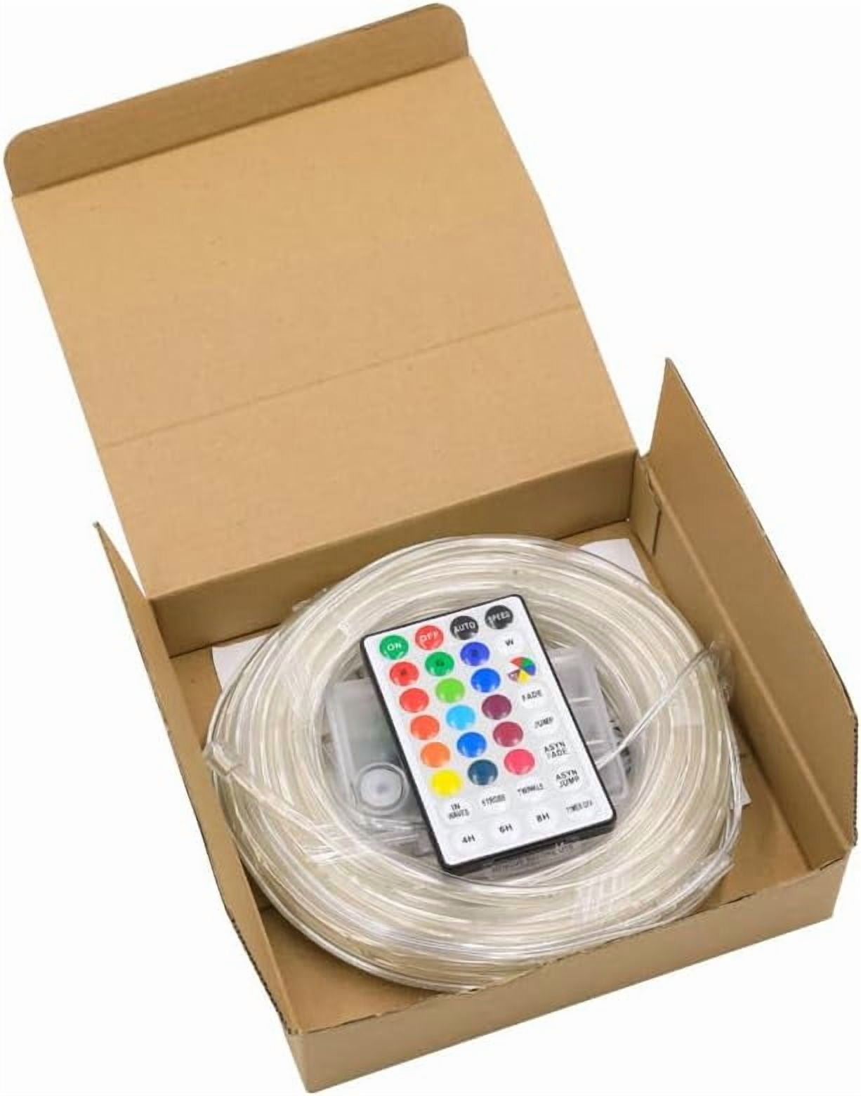 Rope String Lights, 32M/105ft 300LED Waterproof 8 Mode/Remote Battery Christmas Lights,Battery Powered String Lights Outdoor Indoor for Christmas Decorations