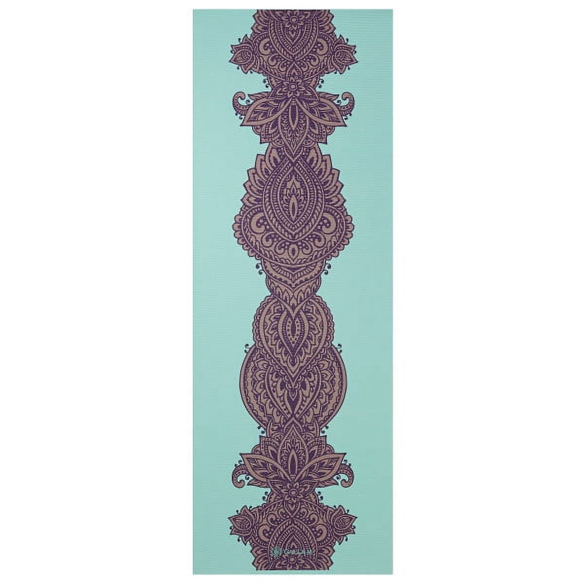 Gaiam Premium Reversible Yoga Mat, Zara Rogue, 6mm