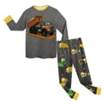 thumbnail image 5 of eczipvz Boys Pajamas 95% Cotton Truck Pjs Toddler Sleepwear Kids Winter Clothes Set Size，8-9 Years, 5 of 5