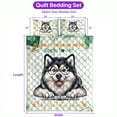 thumbnail image 5 of Alaskan Malamute Mother Book Lover Living That Dog Mom Life Happy Mother's Day Quilt Bedding Set Alaska Mal Dog Lovers Gifts 1 Blanket Bed Cover 2 Pillowcases - 03004, 5 of 5