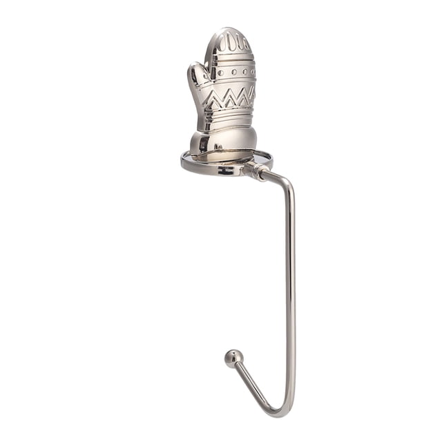 Birdeem Metal Christmas Stocking Holder Hooks Fireplace Hanger with Non Design