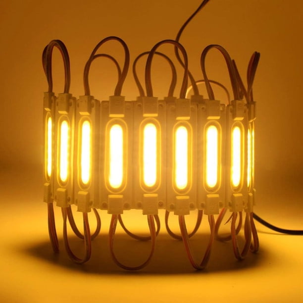 Módulo LED de luz publicitaria, módulo de luz de firma luminosa de inyección, módulo 2835cob, módulo luminoso de lente