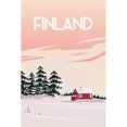 thumbnail image 3 of Escalante, Omar 13x18 Black Modern Framed Museum Art Print Titled - Finland II, 3 of 5