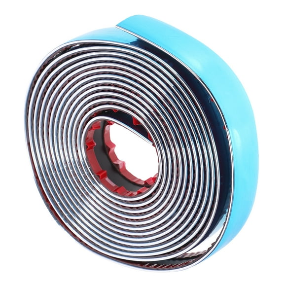 unbranded 3 M*21mm Chrome Car Trim Self Adhesive Handle Flexible Trim Strip Silver