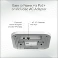 thumbnail image 5 of NETGEAR - AX3600 WiFi 6 PoE Access Point with Power Adapter, up to 3.6Gbps (WAX218PA), 5 of 6