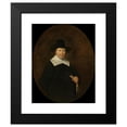 thumbnail image 2 of Gerard ter Borch 12x14 Black Modern Framed Museum Art Print Titled - Gerard Abrahamsz Van Der Schalcke (1609-67). Haarlem Cloth Merchant (1644), 2 of 5