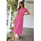 thumbnail image 5 of Vestido PRETTYGARDEN Cruzado con Volantes, Cinturón y Maxi - M, 5 of 7
