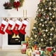 thumbnail image 5 of VEYLIN Christmas Stockings with Letters, 20 Inch Plush Christmas Stockings Large Embroidered Stockings Stockings for Kids/Adult Red Letter(M), 5 of 5