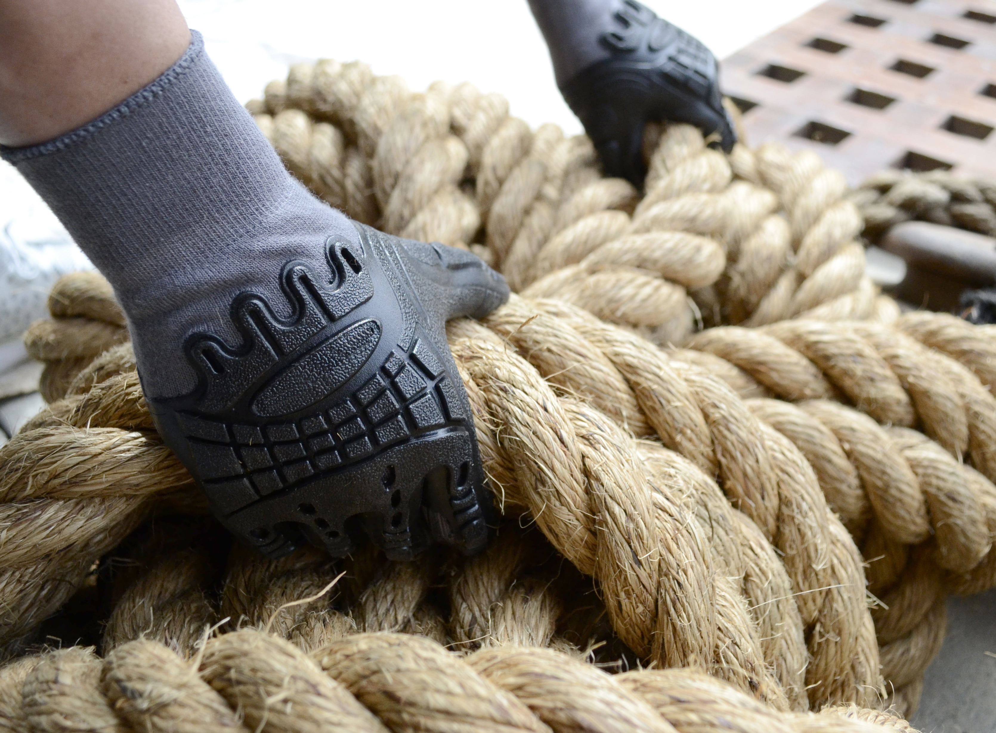 Expert Gardener Impact Gloves Grey/Black Large