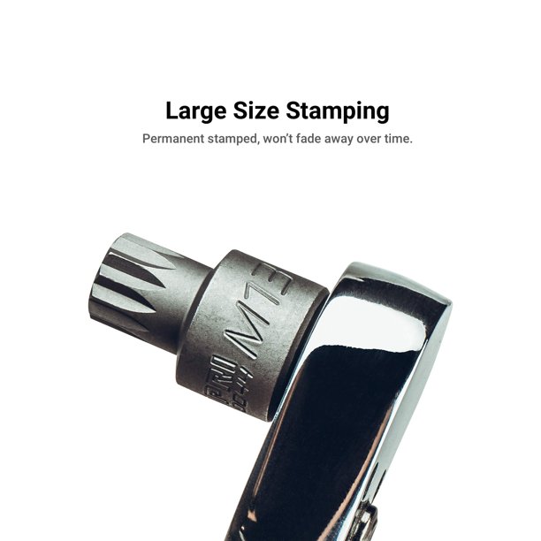 Capri Tools 13 mm M13 Super-Stubby XZN Triple Square Impact Bit