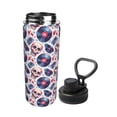 thumbnail image 2 of Vsdgher record rock music Skull 18oz Sports Insulated Kettle, Stainless Steel Insulated Cup for Women Men for Fitness, Gym & Outdoor, 2 of 7