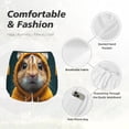thumbnail image 4 of Bixox Women's Modern Yellow Sweater Guinea Pig pattern 2 in 1 Running Shorts - Lightweight Athletic Workout Gym Yoga Shorts Liner with Pockets - X-Large, 4 of 5