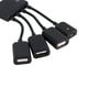 thumbnail image 3 of Cable adaptador OTG de 4 puertos micro USB para tableta y teléfono inteligente Android, 3 of 5