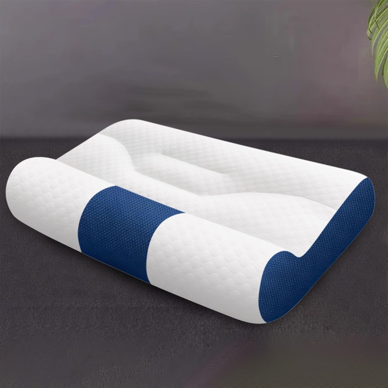 Byujiro Cervical Pillow for Neck Pain Relief Foam Pillow Neck Pillow for Sleeping Sides Sleeper Pillows for Adults Ergonomic Pillow for Side
