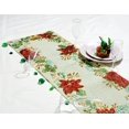 thumbnail image 6 of Christmas Cherry Table Runner, Hand Beaded Table Runner, Thanks Giving Gift 13X36 inch, 6 of 10