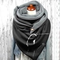 thumbnail image 2 of Châles et Foulards Décontractés pour Femmes, Doux, Imprimés, d'Hiver, Mode, à Boutons, Foulard Chaude, 2 of 5