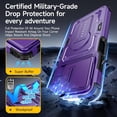 thumbnail image 3 of HCTian for Motorola Moto G Stylus 5G 2025 Case with 2 Pack Screen Protector, Upgrade Slide Camera Cover & Kickstand, Lanyard Strap, Military Grade Shockproof Heavy Duty Robust Bumper Phone Case, 3 of 7