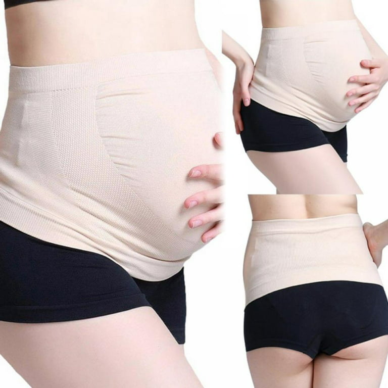 Lorddream Women's Maternity High Waist Underwear Pregnancy Seamless Soft  Hipster Panties Over Bump
