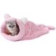 thumbnail image 1 of Casa para perros Casa para gatos Teddy Alfombrilla para perros y gatos pequeños y medianos Saco de dormir universal semicerrado para mascotas Four Seasons, grande, rosa JM, 1 of 3