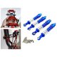 thumbnail image 4 of Amortiguador 4PCS Sunnimix para MN D90 D91 99S WPL C14 C24 1:12 RC Car Azul, 4 of 7