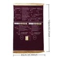 thumbnail image 1 of Tauxra Multi Functional Prayer Rug With English Arabic Recitation Guidance For Home Travel, 1 of 6